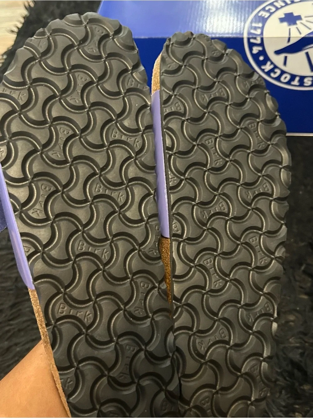 BIRKENSTOCK Madrid big buckle purple leather sandals shoes women’s eur 40 new